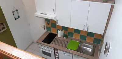 Cuisine ou kitchenette dans l'établissement studio de jack