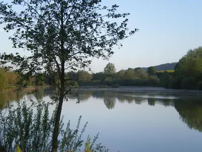 Paysage naturel près de le camping