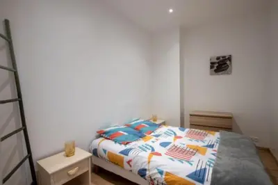 Un ou plusieurs lits dans un hébergement de l'établissement L'escapade Dieppoise - 3 chambres, 1er étage