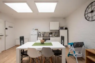 Cuisine ou kitchenette dans l'établissement L'escapade Dieppoise - 3 chambres, 1er étage