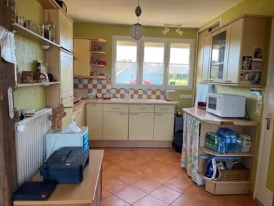 Cuisine ou kitchenette dans l'établissement Le chasse marée