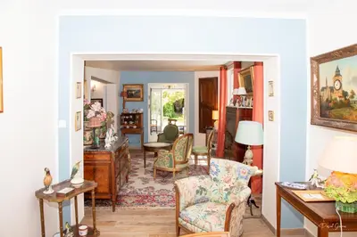 Coin salon dans l'établissement villa marguerite 65 rue legout lesage 76260 ponts et marais