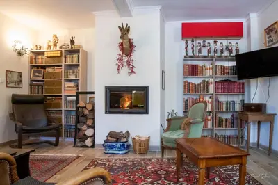 Bibliothèque dans le B&B/chambre d'hôtes