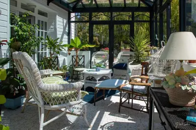 Jardin de l'établissement villa marguerite 65 rue legout lesage 76260 ponts et marais