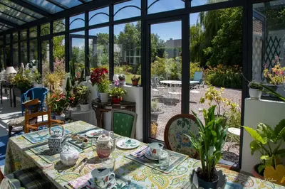 Jardin de l'établissement villa marguerite 65 rue legout lesage 76260 ponts et marais