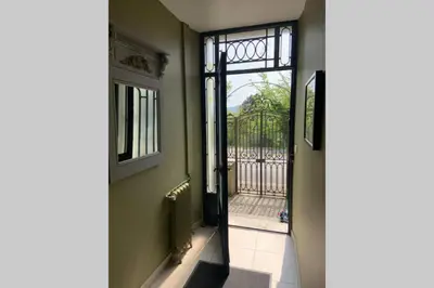 Balcon ou terrasse dans l'établissement Le Clos de l'Eglise - Blanche