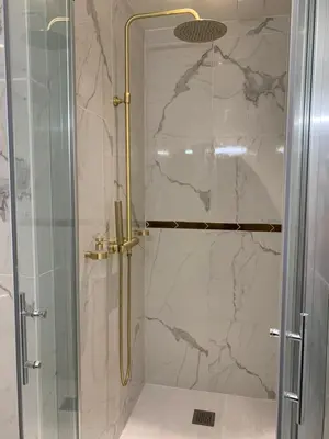 Salle de bains dans l'établissement La Suite Royale