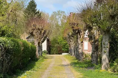 Jardin de l'établissement Uw eigen boerderij bij Le Moulin de la Place