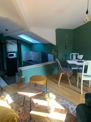 Cuisine ou kitchenette dans l'établissement Bel Appartement, parking selon dispo