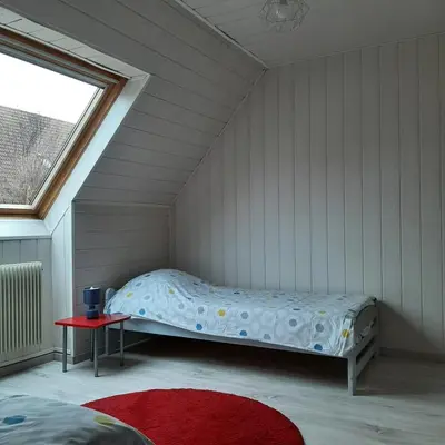 Un ou plusieurs lits dans un hébergement de l'établissement MD 52 - Élégante Maison avec Terrasse
