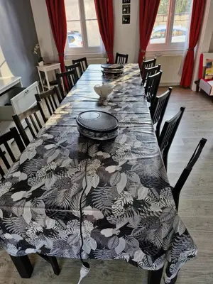 Coin salon dans l'établissement La Demeure de l'étrier - Baie de Somme - 12 personnes
