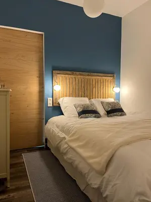 Un ou plusieurs lits dans un hébergement de l'établissement Appartement 2 personnes : LES CANAUX