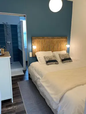 Un ou plusieurs lits dans un hébergement de l'établissement Appartement 2 personnes : LES CANAUX
