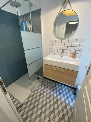 Salle de bains dans l'établissement Appartement Rez de chaussé