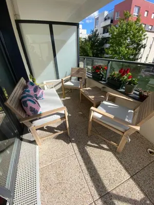 Coin salon dans l'établissement Nouveau F2 au calme proche Paris