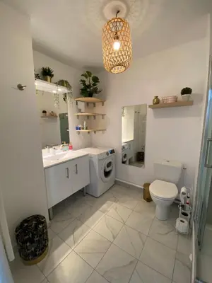 Salle de bains dans l'établissement Nouveau F2 au calme proche Paris