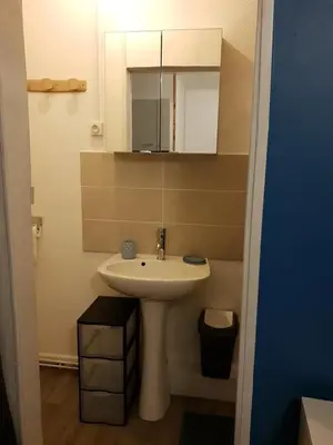 Salle de bains dans l'établissement studio jonquille