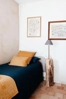 Un ou plusieurs lits dans un hébergement de l'établissement LA MOTTE FÉODALE luxury medieval MANOR rated 5 stars in Normandy
