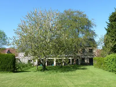 Jardin de l'établissement Townhouse near Bay of Somme and Norman Beaches