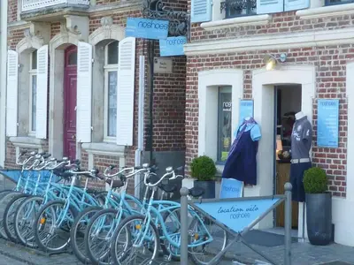 Vélo sur le terrain de l'établissement Townhouse near Bay of Somme and Norman Beaches ou dans les environs