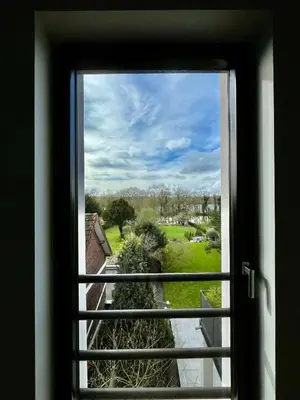 Balcon ou terrasse dans l'établissement Studios Le Medicis vue Seine
