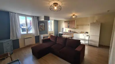 Cuisine ou kitchenette dans l'établissement Le Studio Bis - Appartement meublé tout confort Centre Ville