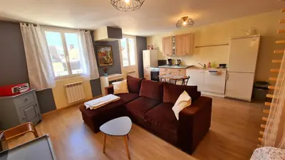 Cuisine ou kitchenette dans l'établissement Le Studio Bis - Appartement meublé tout confort Centre Ville