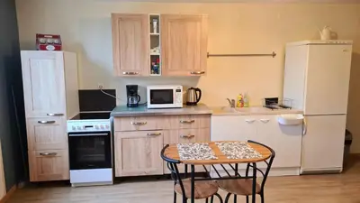 Cuisine ou kitchenette dans l'établissement Le Studio Bis - Appartement meublé tout confort Centre Ville
