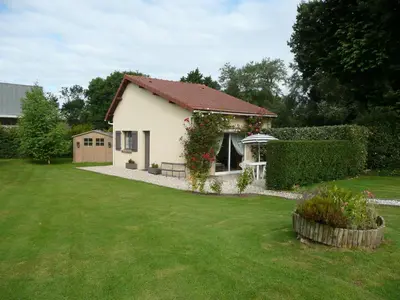 Jardin de l'établissement Gîte berneval le grand
