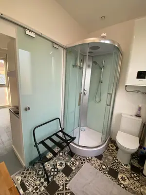 Salle de bains dans l'établissement Casamara 2 studio au coeur du parc de la Hotoie