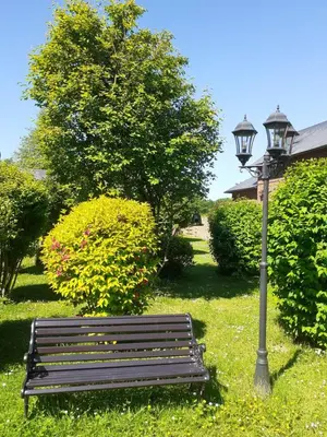 Jardin de l'établissement Les Gîtes du Château de Maltot