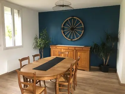 Plan de l'établissement Maison chaleureuse à la campagne