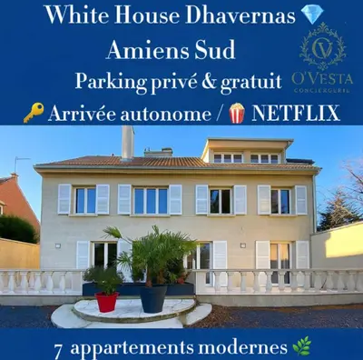 Plan de l'établissement White House Dhavernas - Résidence Privée - Amiens - Parking Gratuit