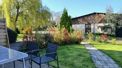 Jardin de l'établissement Gite Haute Epine 