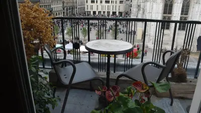 Balcon ou terrasse dans l'établissement Hôtel Cardinal