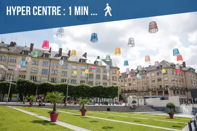 Plan de l'établissement DOWNTOWN COCOON - CENTRE VILLE - WiFi - NETFLIX