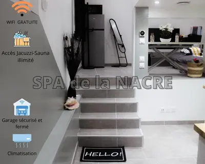 Plan de l'établissement Spa de la Nacre, L'étape Repos