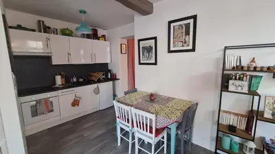 Cuisine ou kitchenette dans l'établissement Le Dieppois BY HOLIDIEPPE