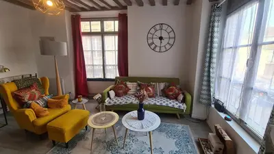 Coin salon dans l'établissement Le Dieppois BY HOLIDIEPPE