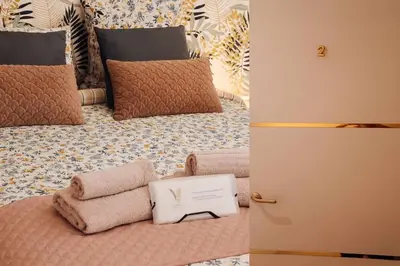 Un ou plusieurs lits dans un hébergement de l'établissement Les Epinettes chambres d'hôtes