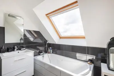 Salle de bains dans l'établissement Villa Bel Air