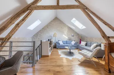 Coin salon dans l'établissement Le petit Saint Léger