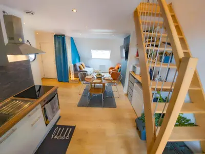 Cuisine ou kitchenette dans l'établissement Iflex - 2P à 4P en Duplex - Henriville