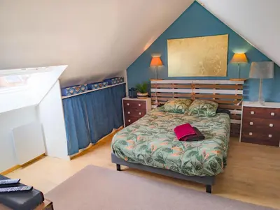 Un ou plusieurs lits dans un hébergement de l'établissement Iflex - 2P à 4P en Duplex - Henriville