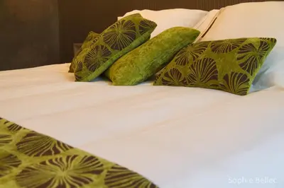 Un ou plusieurs lits dans un hébergement de l'établissement L'Hostellerie d'Acquigny