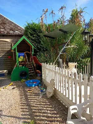 Jardin de l'établissement Bergerie Bracquetuit