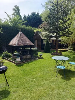 Jardin de l'établissement Bergerie Bracquetuit