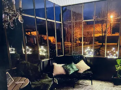 Coin salon dans l'établissement B&B - Entre terre et mer