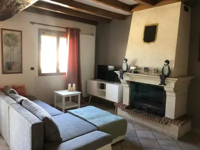 Coin salon dans l'établissement La maison de Célestine