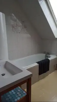 Salle de bains dans l'établissement chez anita